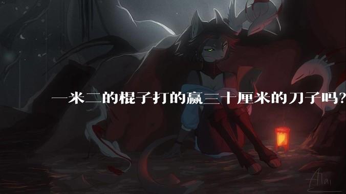 一米二的棍子打的赢三十厘米的刀子吗？